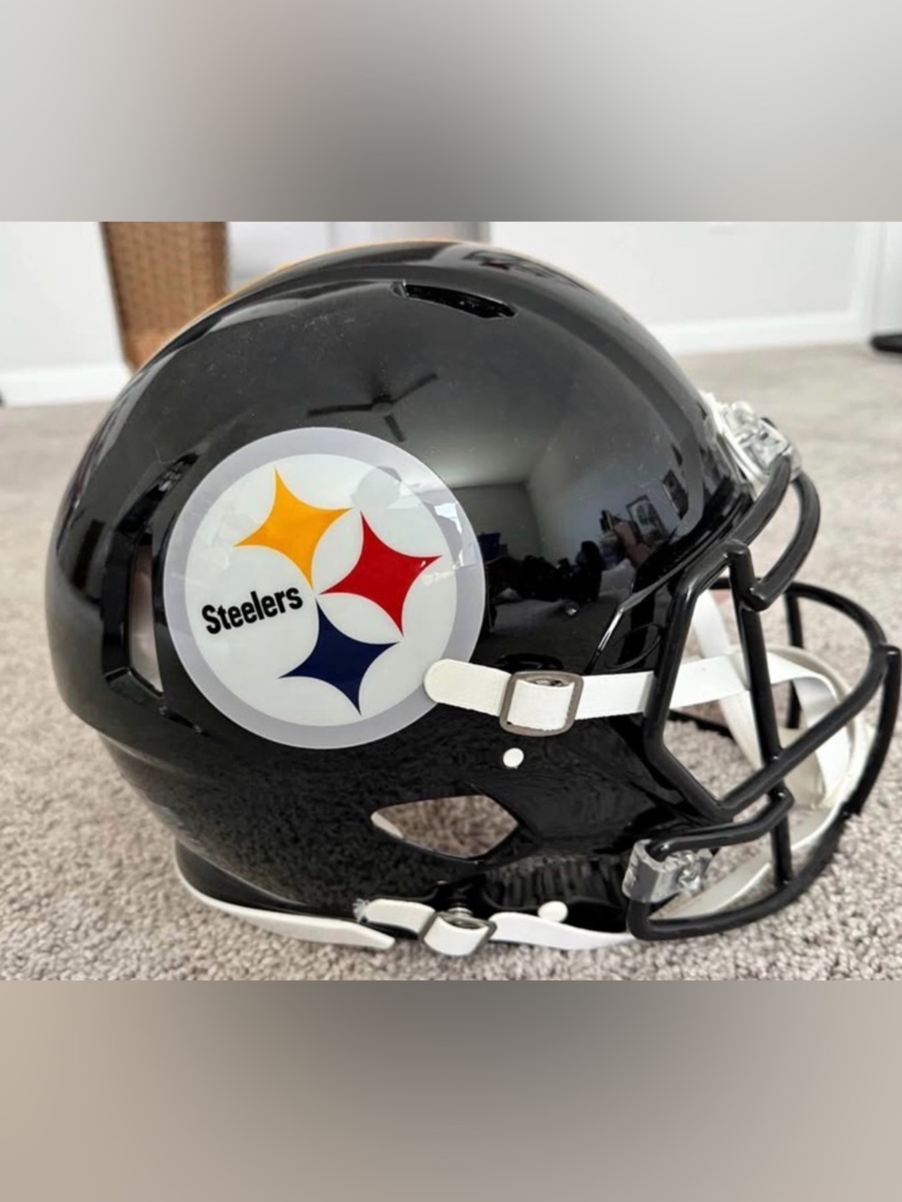 PITTSBURGH STEELERS NFL RIDDELL AUTHENTIC SPEED FULL SIZE HELMET
